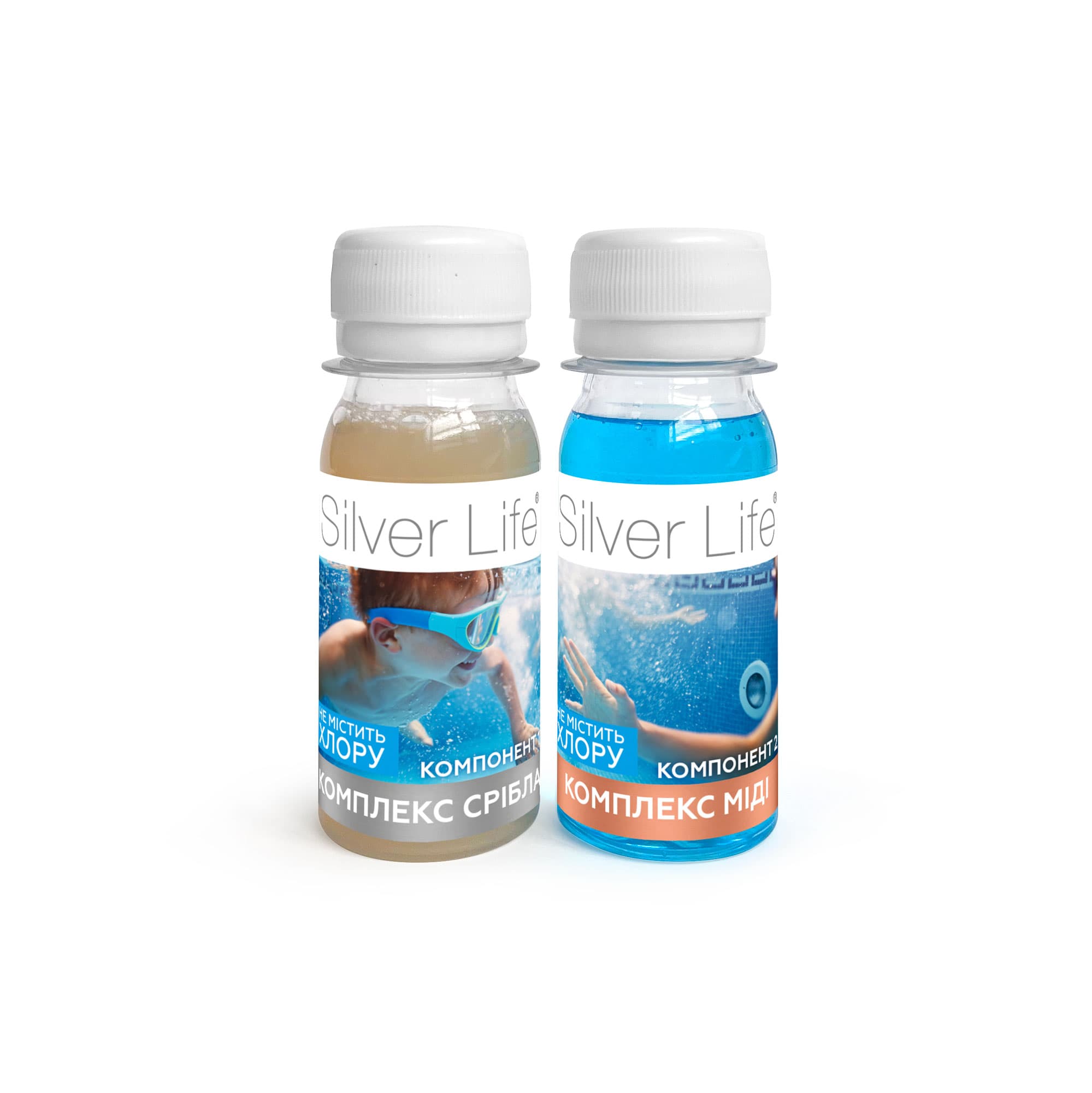 Silver Life Gümüş Bakterisit Kompleks (2×50 ml) — Kapasite 2,5 m³